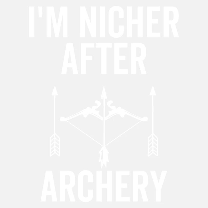 Archer Bowhunter I'm Nicher After Archery Target