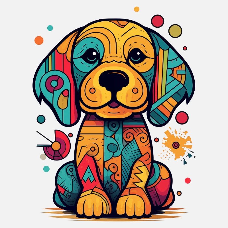 Bunter Hund