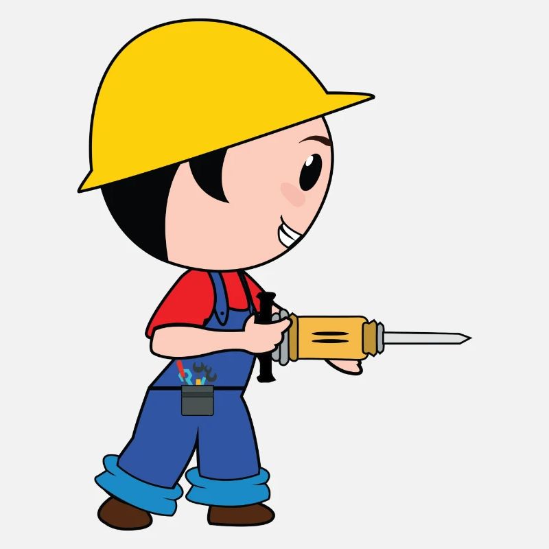 construction worker bauarbeiter strassenbau tierfb