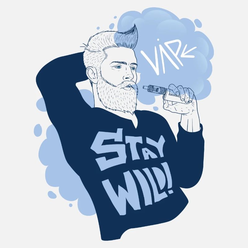 Vaperguy mit wildem Lifestyle