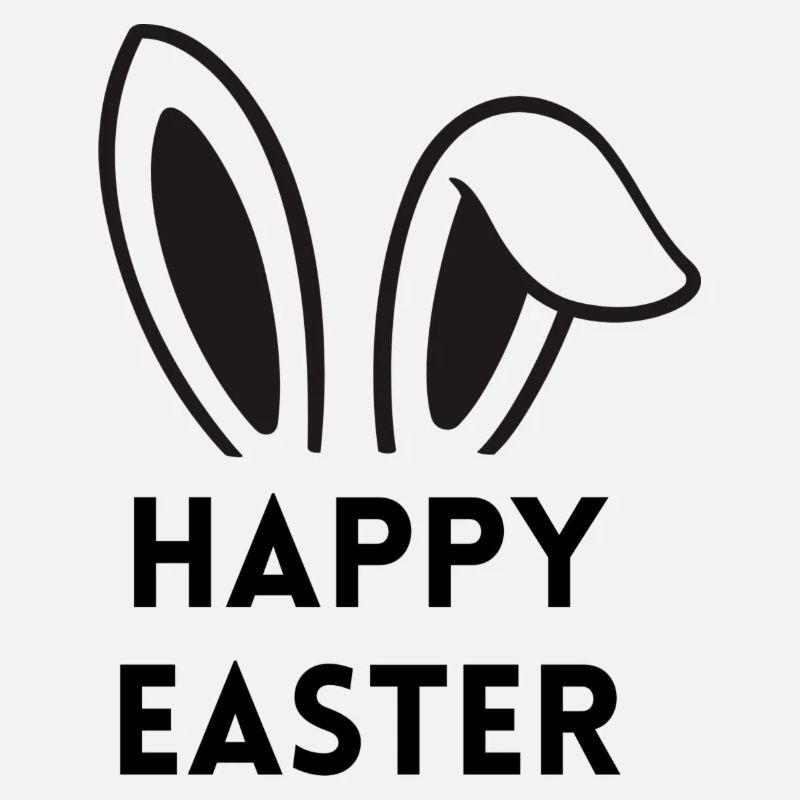 Joyeuses Pâques - avec des oreilles de lapin