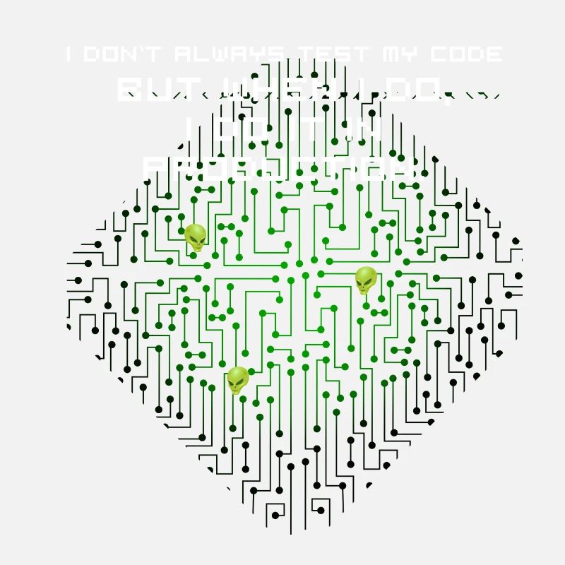 test code nerd joke spruch pc programmer geek i