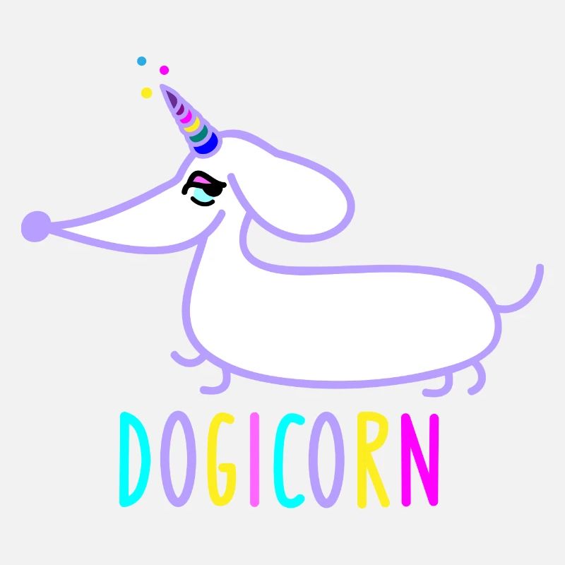 Teckel comme licorne (b)