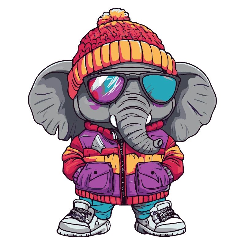 Elephant Cool Comic