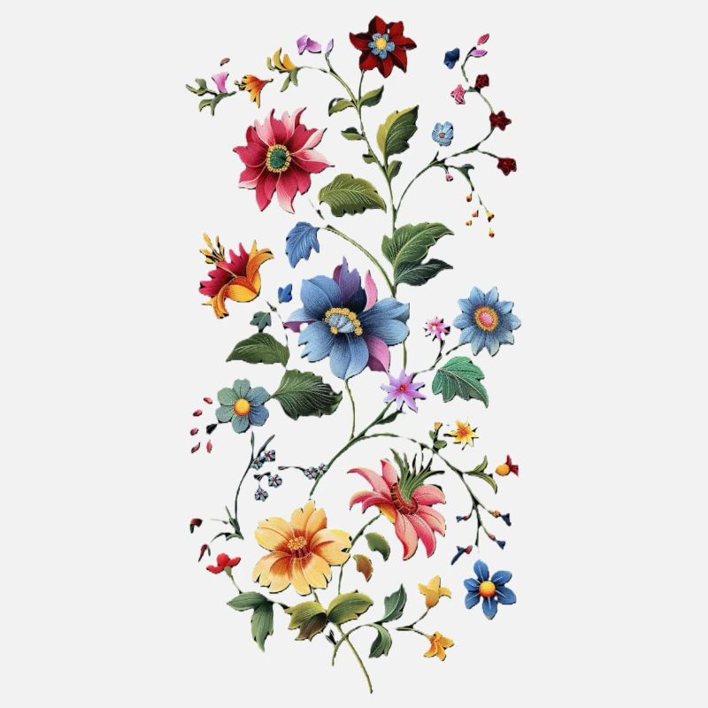 Delicate floral pattern