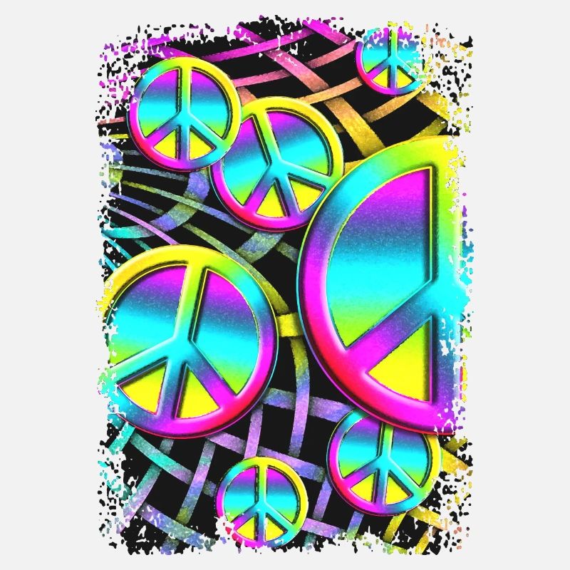 colorful PEACE web