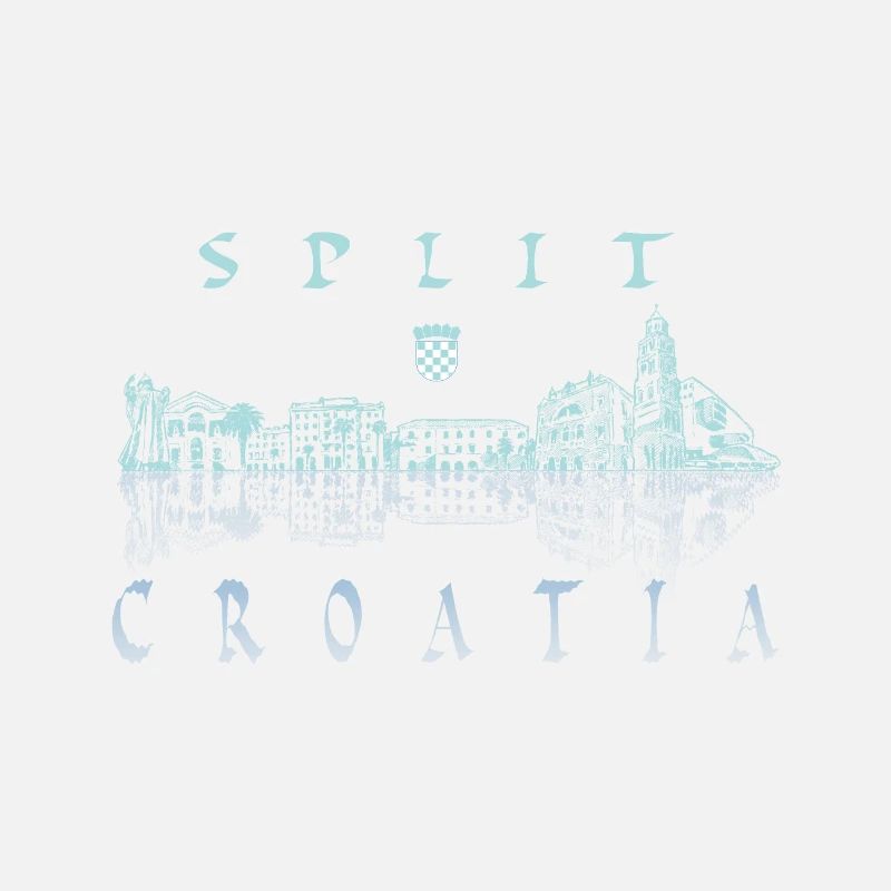 Split Skyline Stadt Kroatien