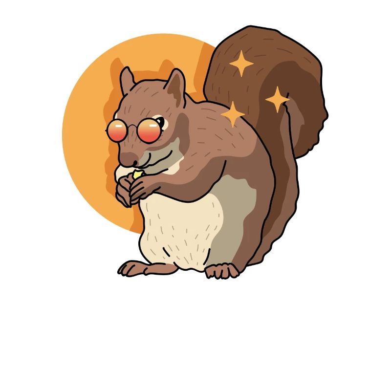 Süßes Eichhörnchen Hörnchen Grauhörnchen Geschenk