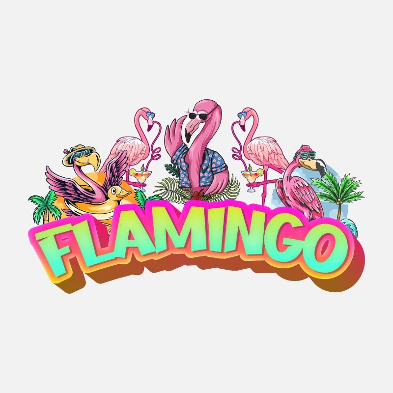 Flamingo Sommer Urlaub Pink Bunt Exotisch Vogel