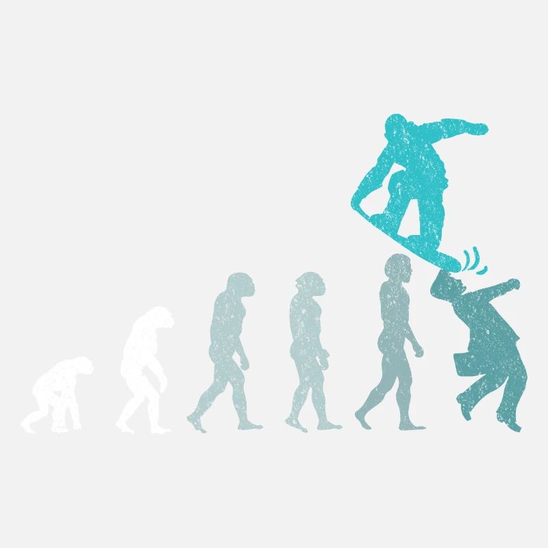 Snowboarder Evolution Snowboarding Winter Sport