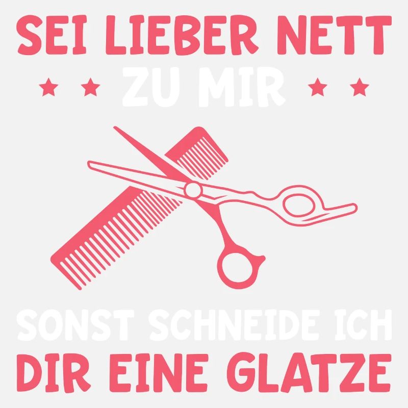 Ich schneide dir eine Glatze Friseurin
