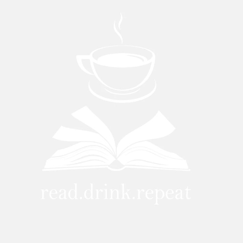 Book and Cup Silhouette - Read. Drink. Repeat.