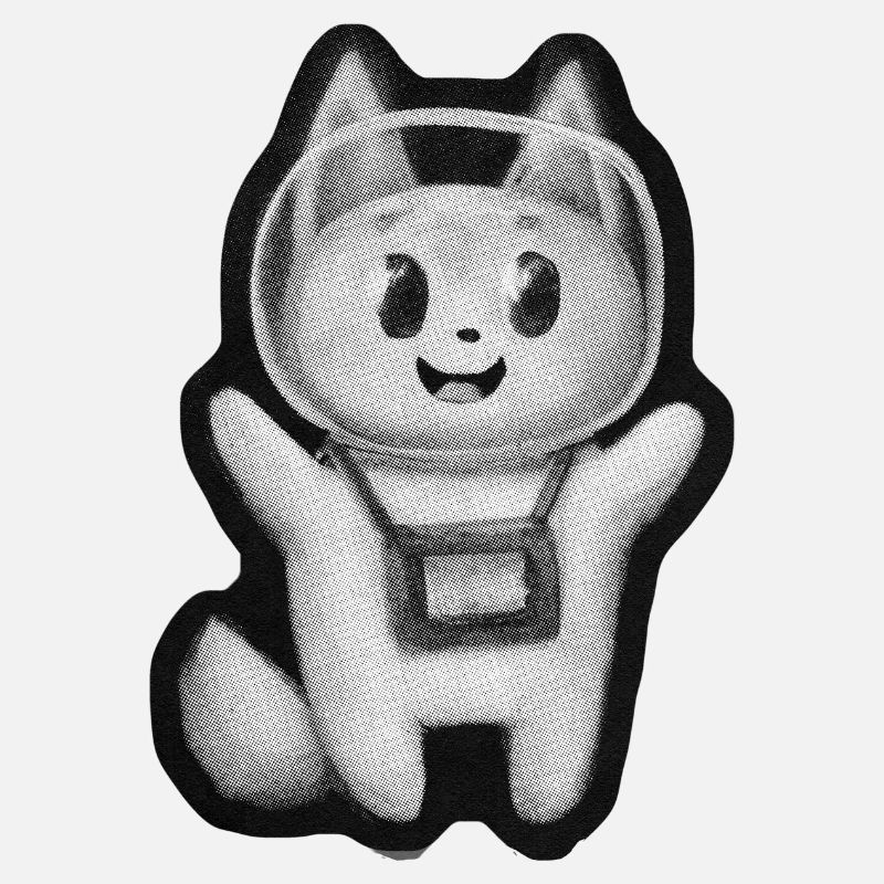 Chat de l’espace rétro
