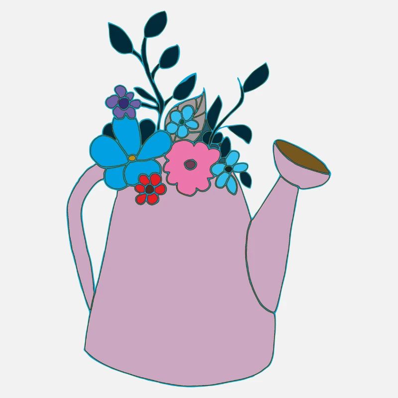 Arrosoir violet