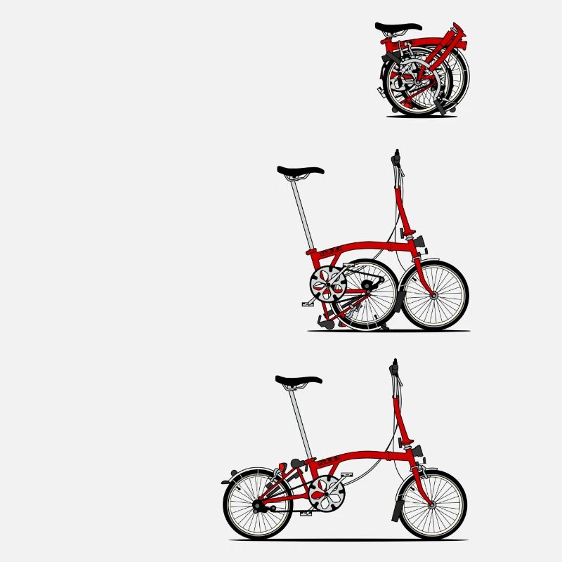 J'aime mon pliant Brompton vélo
