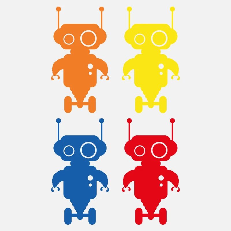 Retro Robots Roboter