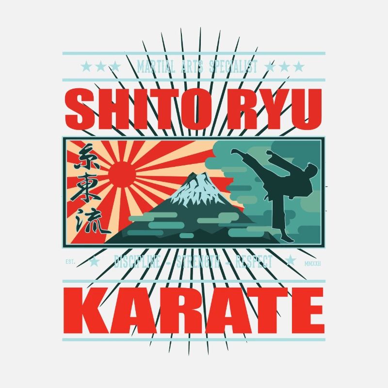 Cool Shito Ryu Karate Design with Yoko Geri