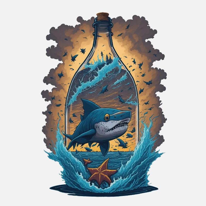 Bouteille de requin