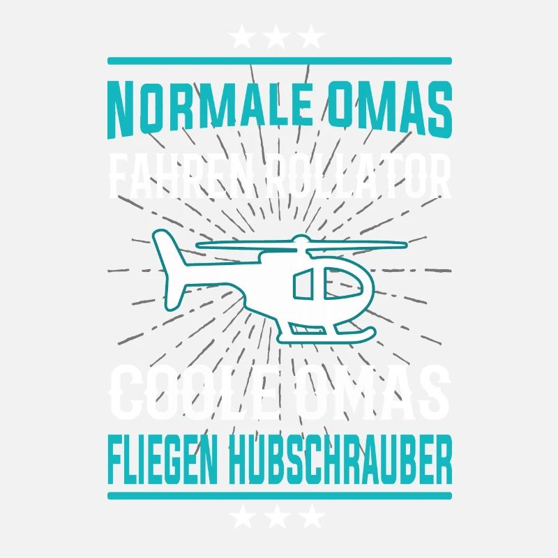 Coole Omas fliegen Hubschrauber