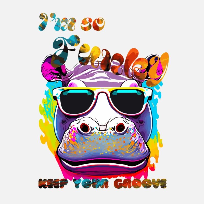 Ich bin so funky. Behalte deinen Groove. Nilpferd