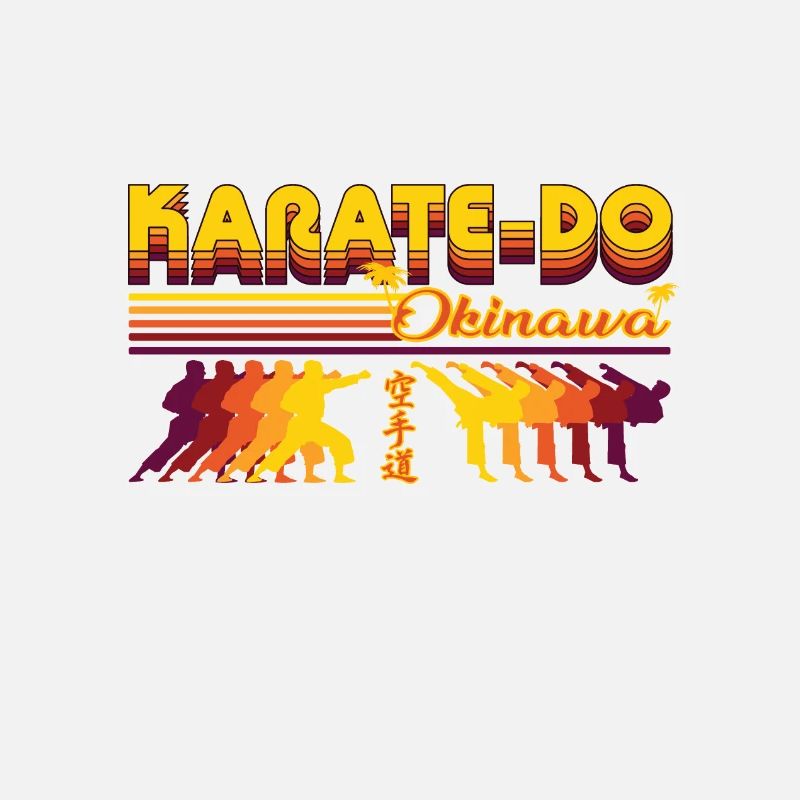Cooles Karate-do Retro Design