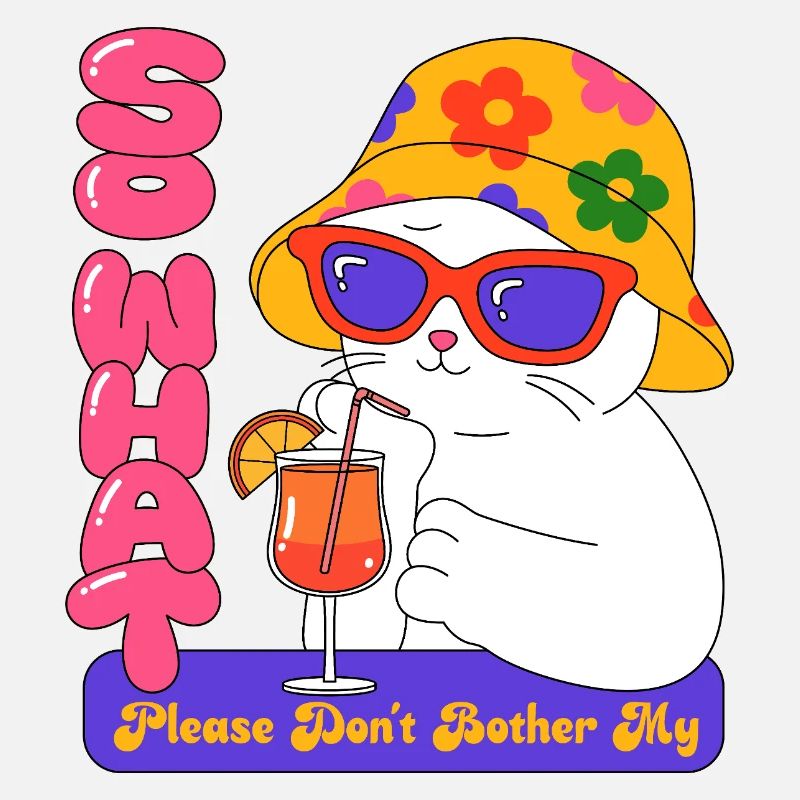 Chat en vacances