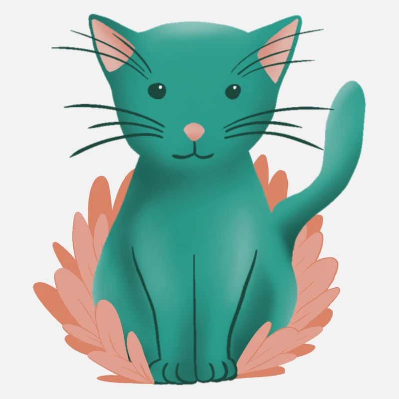 Chat chaton mignon et nature