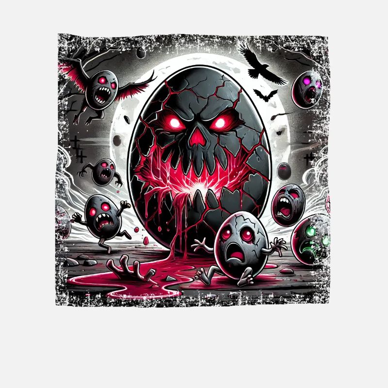 Horror Osterei Dämonisch Zombie Vollmond