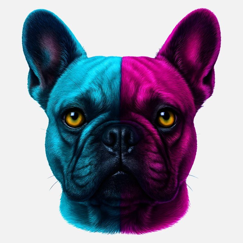 Bouledogue français Bully néon