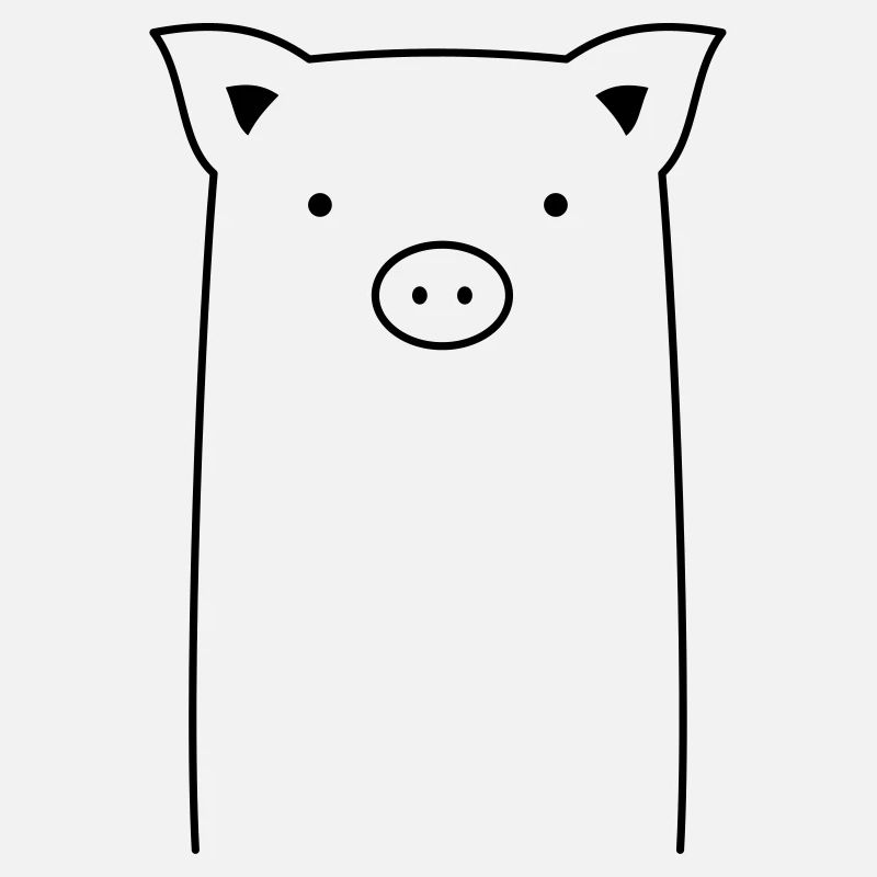 Pig sow piglet gift idea