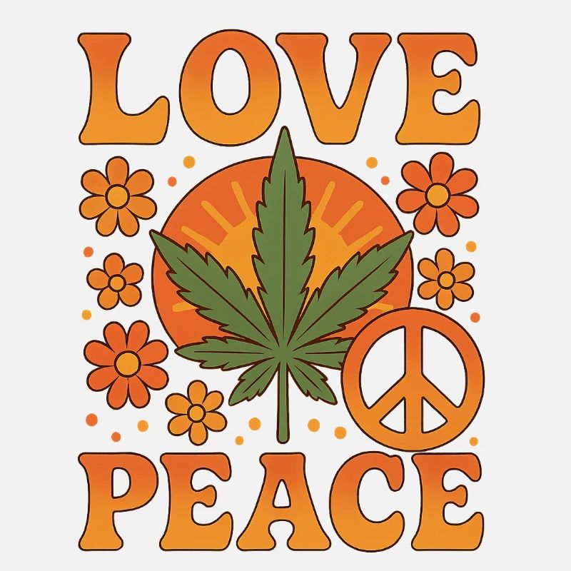Love Peace Hippie Vibes