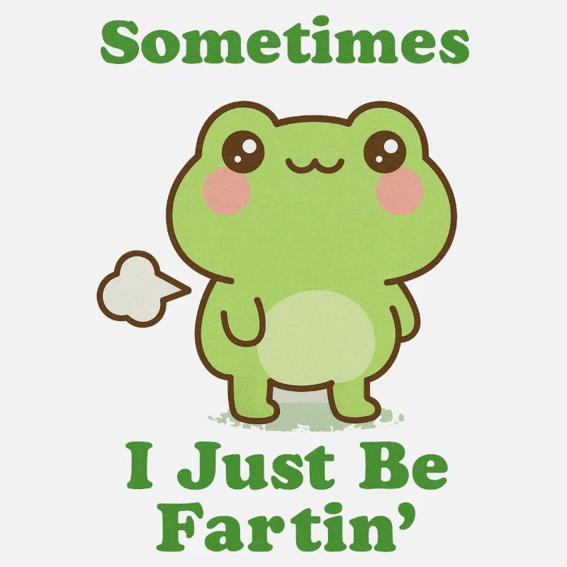 Manchmal bin ich einfach nur ein Furzfrosch