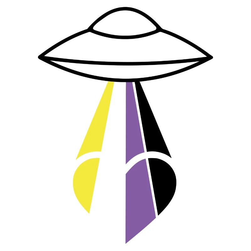 Non Binary Pride Ufo