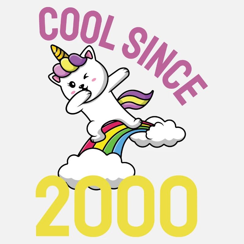 Cool since 2000 Dabbing cat 22nd birthday