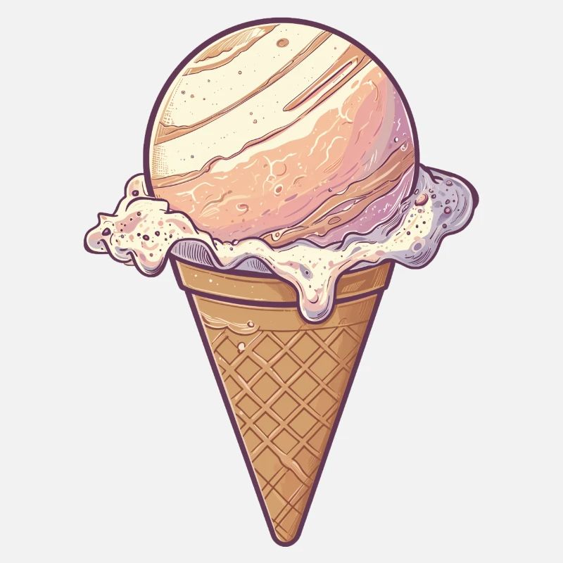 Eis-Planet Jupiter