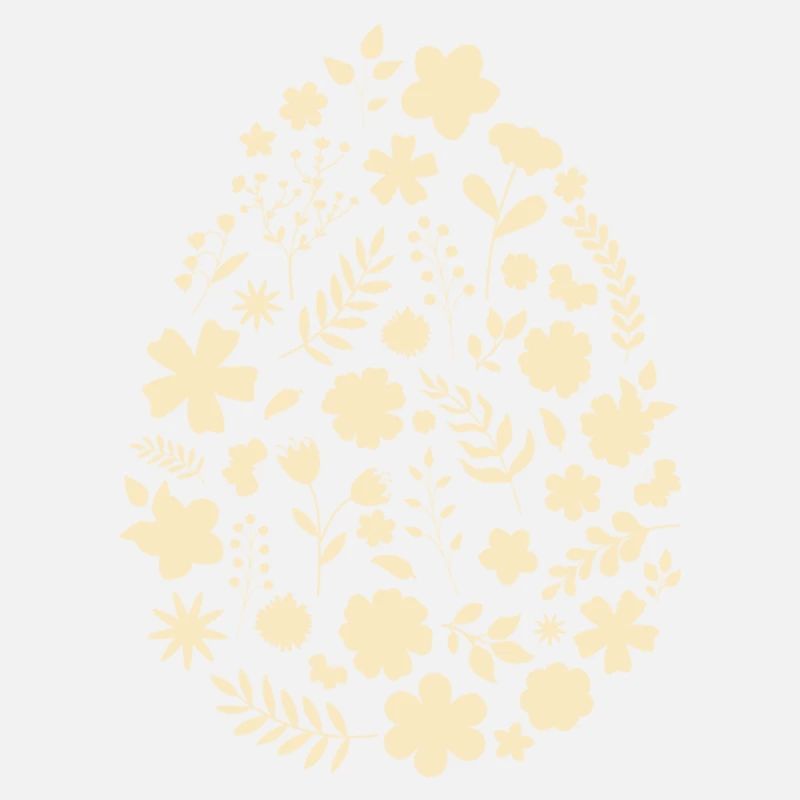 œuf de fleurs / cadeau de pâques