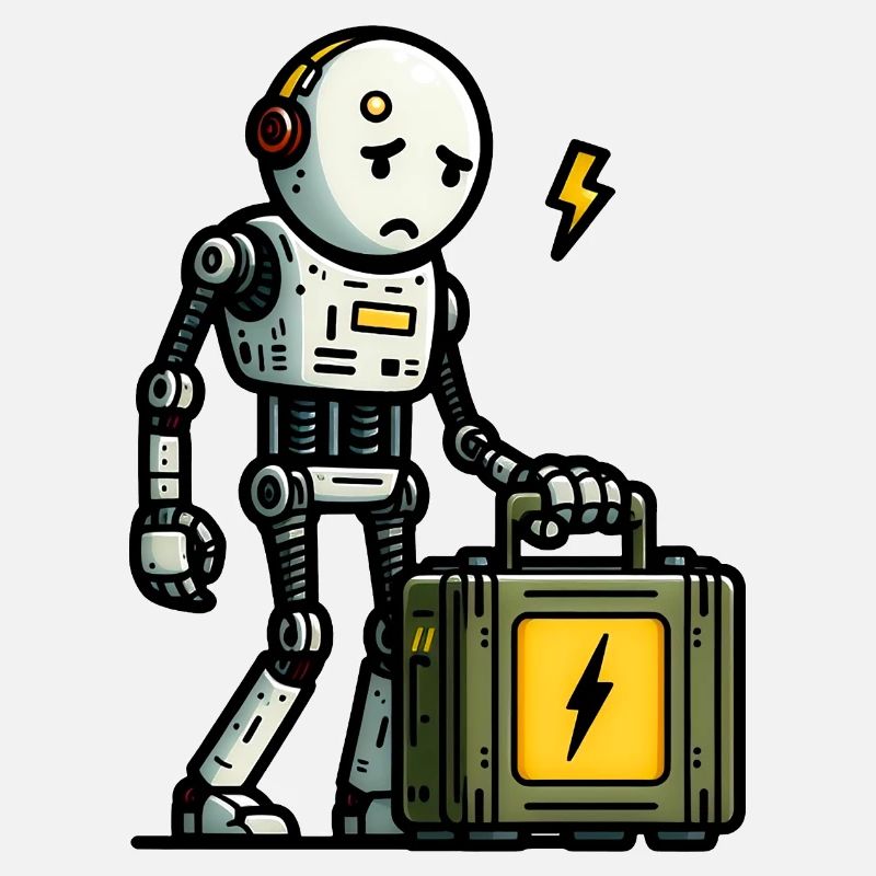 Sad Robot Energy Case