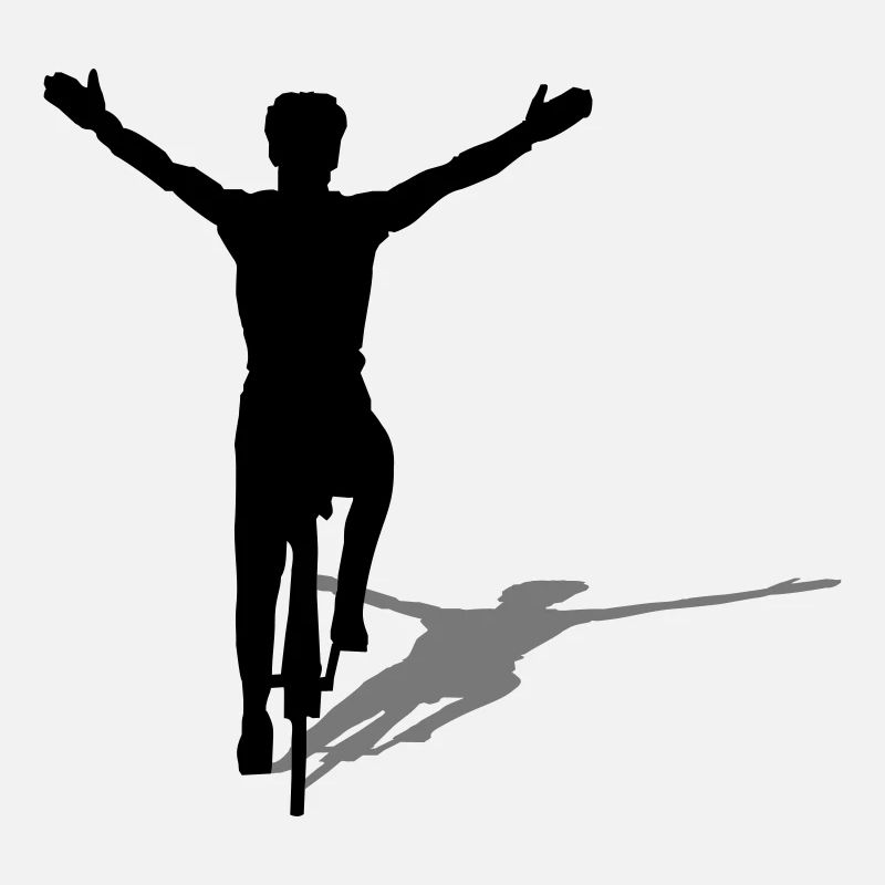 Rennradfahrer - Gewinner