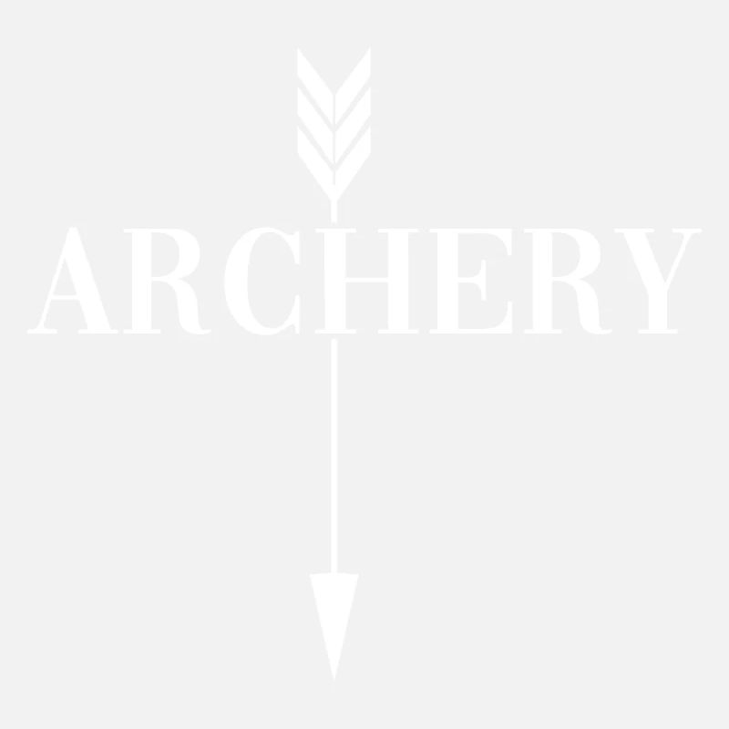 Bogenschütze mit Pfeil Bogen Zielscheibe "archery"