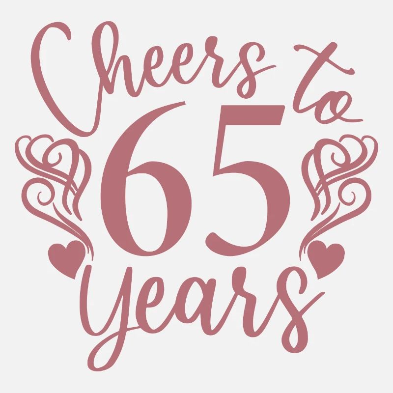 Vive 65 ans 65e anniversaire