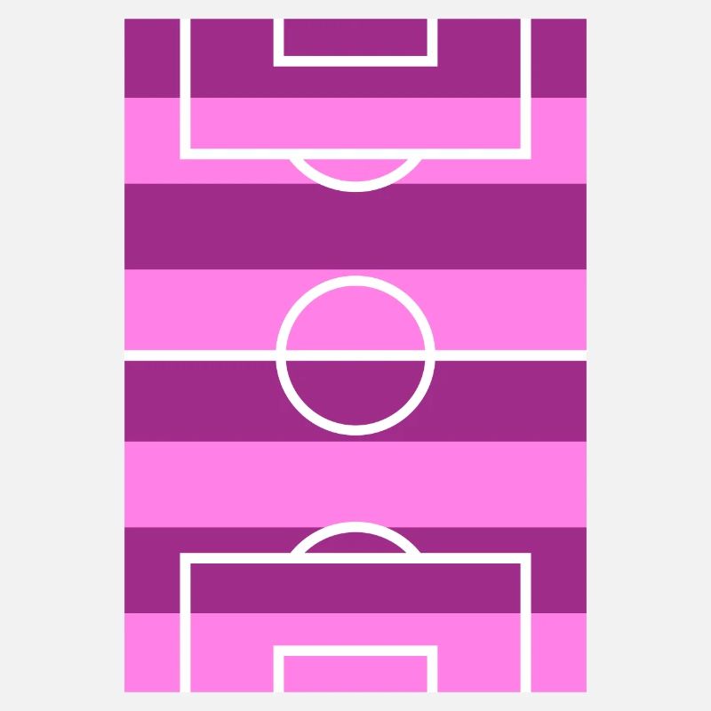Fußballplatz rosa