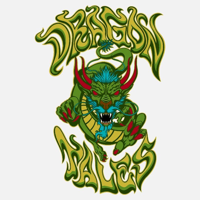 Dragon Tales – Mythical Eastern Dragon Artwork