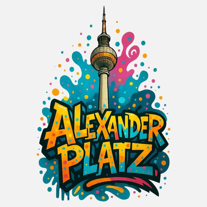 Alexanderplatz Berlin Graffiti City Design
