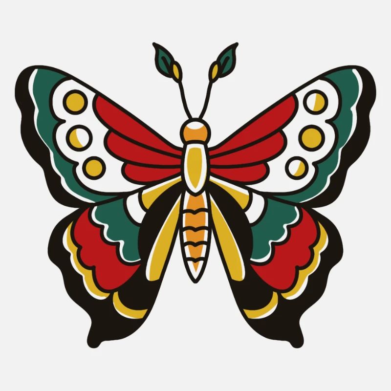 Illustration de papillon Papillon Coloré Moderne