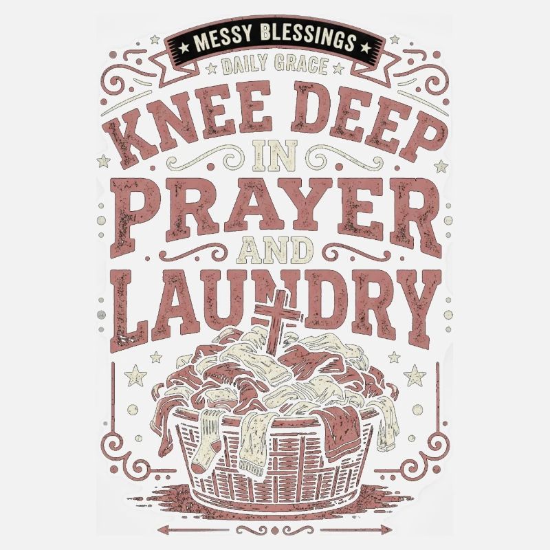 Knee Deep In Prayer And Laundry Messy Blessings