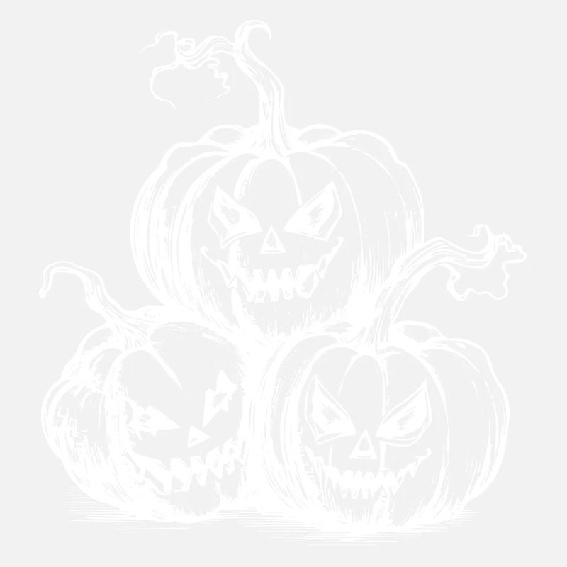 Pumpkins evil grimace