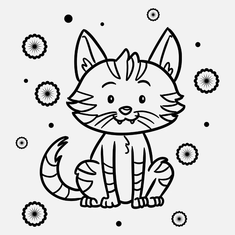 mignon petit bébé chat