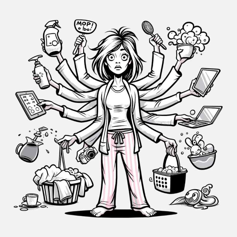 Multitasking Mom