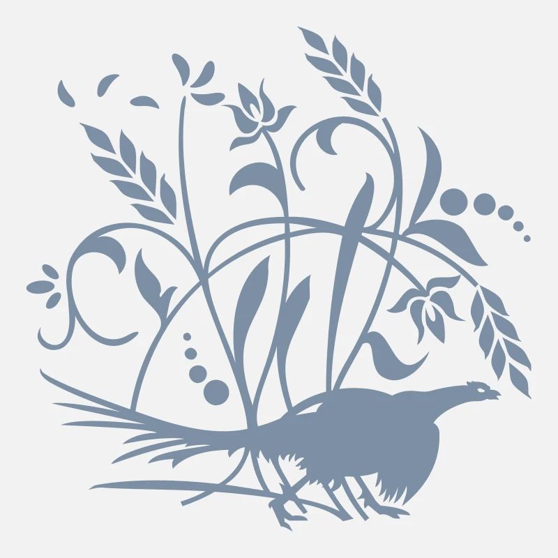 Fasan im Feld / pheasant n the field (1c)