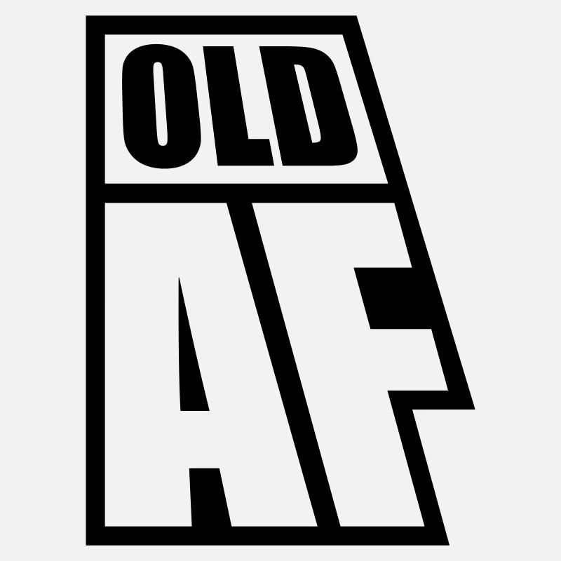 old AF Text Logo